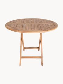 Mesa para exterior de teca Oviedo, Ø 100 cm, Madera de teca, Madera de teca, Ø 100 x Al 75 cm