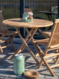 Table de jardin teck Oviedo, Ø 100 cm, Bois de teck, Teck, Ø 100 x haut. 75 cm