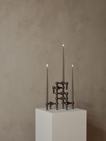 Świecznik Stoff Nagel, Metal powlekany, Odcienie chromu, Ø 10 x 7 cm