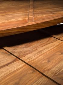 Súprava oválnych konferenčných stolíkov z dreva sheesham Sham, 2 diely, Drevo sheesham, lakované, Drevo sheesham, Súprava s rôznymi veľkosťami