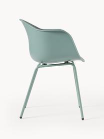 Interiérová/exteriérová židle Claire, Zelená, Š 60 cm, H 54 cm