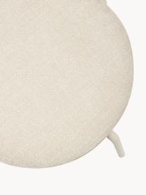 Stolička Stack, Krémově bílá, matná krémově bílá, Ø 35 cm, V 43 cm