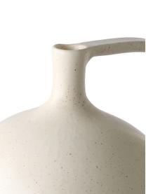 Vaso di design Jar, Gres, Color crema, Larg. 18 x Alt. 20 cm