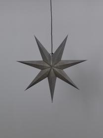 Estrella luminosa de papel Ozen, Papel, Gris, Ø 70 cm