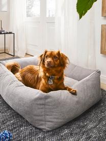 Hundebett Tudor, verschiedene Grössen, Bezug: 90 % Polyester, 10 % Nylo, Hellgrau, B 68 x T 55 cm