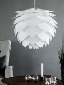 Lampenkap Silvia, Polypropyleen, polycarbonaat, Wit, Ø 50 x H 41 cm
