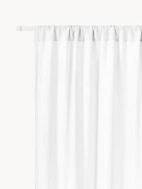 Rideaux en mousseline semi-transparents avec coulisses supérieures Malvina, 2 pièces, 100 % coton

Le matériau est certifié STANDARD 100 OEKO-TEX®, 6457CIT, CITEVE, Blanc, larg. 130 cm x long. 260 cm