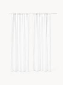 Rideaux en mousseline semi-transparents avec coulisses supérieures Malvina, 2 pièces, 100 % coton

Le matériau est certifié STANDARD 100 OEKO-TEX®, 6457CIT, CITEVE, Blanc, larg. 130 cm x long. 260 cm