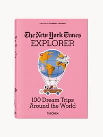 Kniha: The New York Times Explorer -100 Trips Around the World (Anglicky), Papír, Růžová, více barev, Š 17 cm, D 24 cm