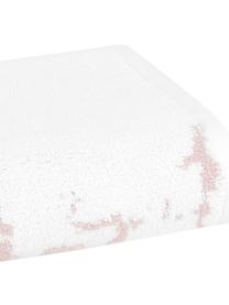 Lot de serviettes de bain à imprimé marbre Marmo, 3 élém., 100 % coton
Grammage intermédiaire 550 g/m², Rose pâle, blanc, Lot de différentes tailles (serviette invité, serviette de toilette, drap de bai