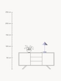 Stolní lampa Coby, Levandulová, Ø 25 cm, V 48 cm