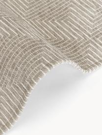 Ženilkový koberec Ceres, 52 % recyklovaná bavlna, certifikát GRS, 48 % polyester 

Tento produkt bol vyrobený z najmenej 50 % recyklovaných materiálov, ktoré sú certifikované podľa Global Recycled Standard 1152669 (GRS)., Béžová, krémovobiela, Š 120 x D 180 cm (veľkosť S)