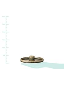 Handgemaakte kandelaar Bosse, Keramiek, Groen, bruin, Ø 15 cm