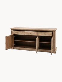 Houten ladekast Vancouver, Grenenhout, grenenhoutfineer, multiplex, Grenenhout, B 173 x H 80 cm