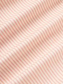 Flanell-Bettdeckenbezug Javon mit feinen Streifen, Webart: Flanell, Peach, B 200 x L 200 cm