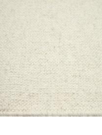 Tappeto kilim in lana color bianco latteo tessuto a mano con frange Rainbow, Frange: 100% cotone Nel caso dei , Bianco naturale, Larg. 300 x Lung. 400 cm (taglia XXL)