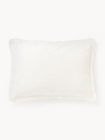 Funda de almohada de algodón con volantes Adoria, Blanco, An 45 x L 110 cm