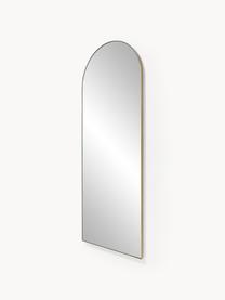 Espejo de pared Francis, Parte trasera: tablero de fibras de dens, Espejo: cristal, Dorado, An 65 x Al 170 cm
