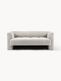 Sofa Bobi (2-osobowa), Tapicerka: 88% poliester, 12% nylon , Stelaż: lite drewno sosnowe z cer, Jasnoszara tkanina, S 178 x G 82 cm