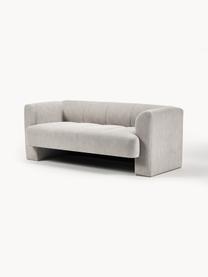 Sofa Bobi (2-osobowa), Tapicerka: 88% poliester, 12% nylon , Stelaż: lite drewno sosnowe z cer, Jasnoszara tkanina, S 178 x G 82 cm