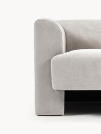 Sofa Bobi (2-Sitzer), Bezug: 88 % Polyester, 12 % Nylo, Gestell: Massives Kiefernholz (FSC, Webstoff Hellgrau, B 178 x T 82 cm