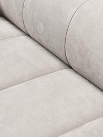 Sofa Bobi (2-Sitzer), Bezug: 88 % Polyester, 12 % Nylo, Gestell: Massives Kiefernholz Dies, Webstoff Hellgrau, B 178 x T 82 cm