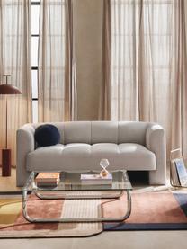 Sofa Bobi (2-Sitzer), Bezug: 88 % Polyester, 12 % Nylo, Gestell: Massives Kiefernholz Dies, Webstoff Hellgrau, B 178 x T 82 cm