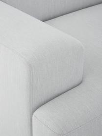Canapé d'angle 4 places gris clair Melva, Tissu gris clair, larg. 319 x prof. 196 cm