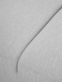 Ecksofa Melva (4-Sitzer) in Hellgrau, Bezug: 100% Polyester Der hochwe, Gestell: Massives Kiefernholz, FSC, Füße: Kunststoff, Webstoff Hellgrau, B 319 x T 196 cm