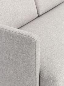 Sofa Fluente (3-Sitzer), Bezug: 80% Polyester, 20% Ramie , Gestell: Massives Kiefernholz, Webstoff Hellgrau, B 196 x T 85 cm