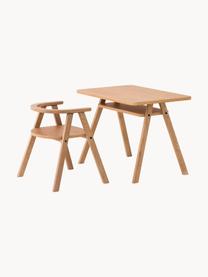 Bureau en chêne pour enfant Growing Green, Bois de chêne, contreplaqué, Chêne, larg. 70 x prof. 45 cm