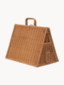 Ręcznie wykonany domek z rattanu A-house, Rattan, Brązowy, S 45 x W 36 cm