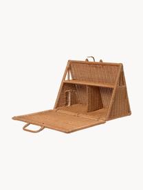 Ręcznie wykonany domek z rattanu A-house, Rattan, Brązowy, S 45 x W 36 cm