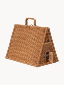 Casetta da gioco fatta a mano in rattan A-house, Rattan, Marrone, Larg. 45 x Alt. 36 cm