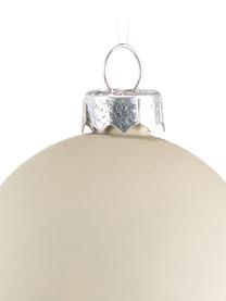 Boules de Noël incassable Ammos, 12 élém., Plastique, Blanc, larg. 25 x haut. 13 cm