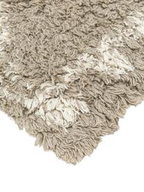 Hoogpolig vloerkleed Beni van katoen in beige, 100% katoen, Beige, wit, B 200 x L 300 cm (maat L)