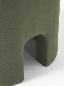 Fauteuil lounge Mairo, Tissu vert foncé, larg. 68 x prof. 62 cm