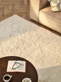 Tapis à poils longs en laine Kasper, 80 % laine (certifiée RWS), 20 % coton

Les tapis en laine peuvent perdre des fibres lors des premières semaines et des peluches peuvent se former, ce phénomène est naturel et diminue à mesure de votre usage et du temps, Blanc crème, larg. 80 x long. 150 cm (taille XS)