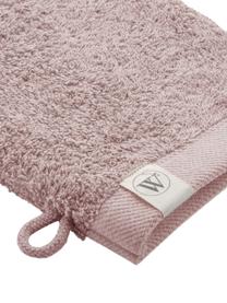 Guanto spugna da doccia/bagno Blend 2 pz, 65% cotone riciclato, 35% poliestere riciclato, Rosa cipria, Larg. 16 x Lung. 21 cm