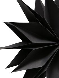 Dekorácia (hviezdy) Kassia, 2 ks, Papier, Čierna, Súprava s rôznymi veľkosťami