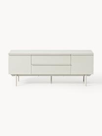 Credenza bassa in legno Elona, Beige chiaro, Larg. 180 x Alt. 55 cm