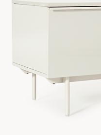 Credenza bassa in legno Elona, Beige chiaro, Larg. 180 x Alt. 55 cm