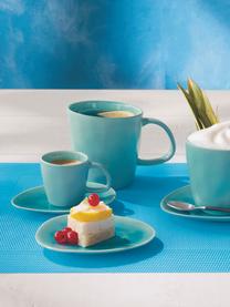 Tasse expresso porcelaine turquoise Plage, 2 pièces, Turquoise