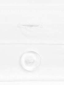 Taies d'oreiller en percale blanc Elsie, 2 pièces, 50 x 70 cm, Blanc, larg. 50 x long. 70 cm