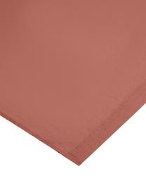 Drap plat en lin délavé Nature, Composé pour moitié de lin
(52 % lin, 48 % coton) 

Densité 108 fils au pouce carré, qualité Standard

Le lin mélangé offre un toucher naturel et un aspect délavé original. Le lin absorbe jusqu'à 35 % d'humidité et échange cette humidité avec l'air ambiant. Il sèche très rapidement et offre un agréable effet rafraîchissant les nuits d'été. Sa résistance élevée au accrocs lui confère robustesse et longévité, Terracotta, larg. 240 x long. 300 cm