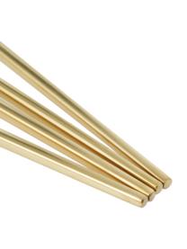 Jídelní hůlky Shine, 2 páry, Nerezová ocel

Příbory jsou vyrobeny z nerezové oceli. Jsou pevné, nerezaví a jsou odolné vůči bakteriím., Zlatá, D 23 cm