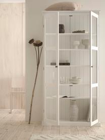 Vitrina Wilma, Estructura: tablero de fibras de dens, Blanco, An 98 x Al 193 cm