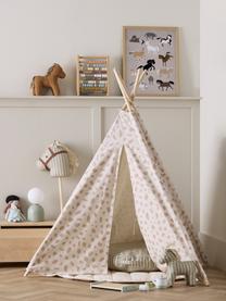 Cuscino da pavimento rotondo in cotone Kid's Base, Rivestimento: 100% cotone, Bianco latte, grigio, Ø 60 cm