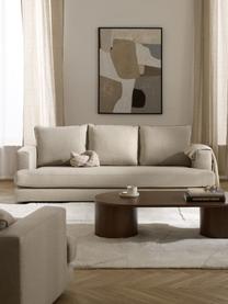 Sofa Tribeca (3-Sitzer), Bezug: 100 % Polyester Der hochw, Gestell: Massives Kiefernholz, Webstoff Beige, B 228 x T 104 cm