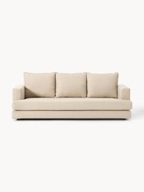 Sofa Tribeca (3-Sitzer), Bezug: 100 % Polyester Der hochw, Gestell: Massives Kiefernholz, Füße: Massives Buchenholz, lack, Webstoff Beige, B 228 x T 104 cm